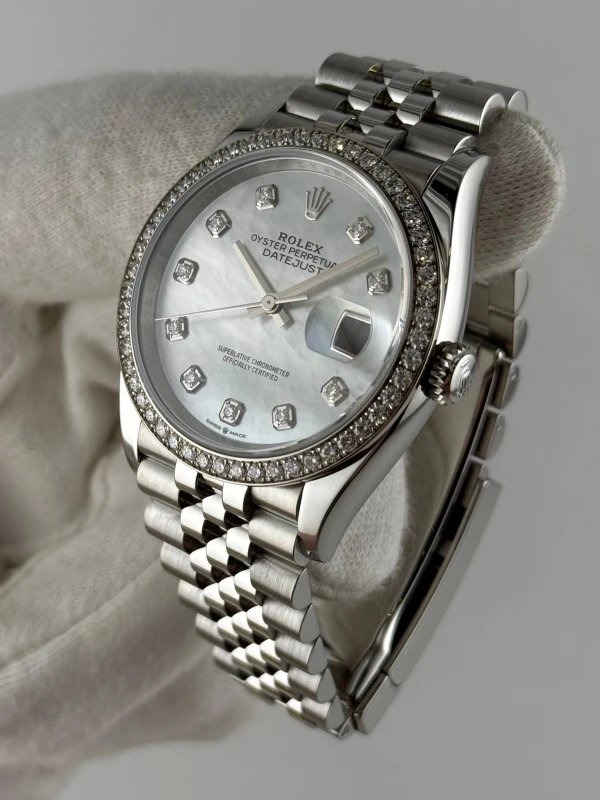 Rolex 36mm Steel and White Gold 126284rbr-0011 4