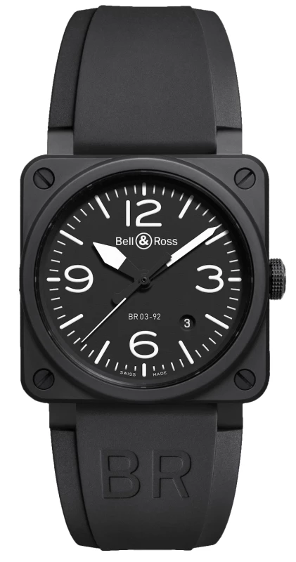 Bell & Ross Black Matte Ceramic BR 03-92 изображение - 1