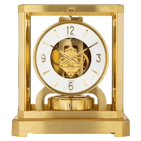 Atmos clock brass gold-plated 1960s