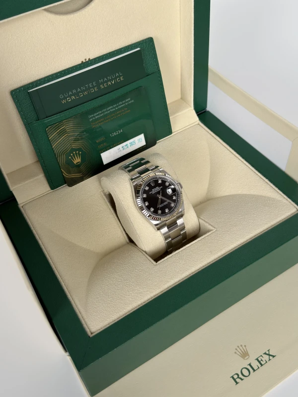 Rolex 36mm Steel and White Gold 126234-0028 5