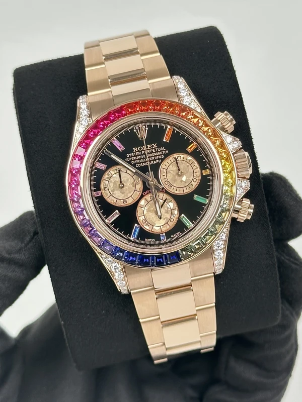 Rolex Cosmograph 40mm Everose Gold 'Rainbow' 126505XLAB 3