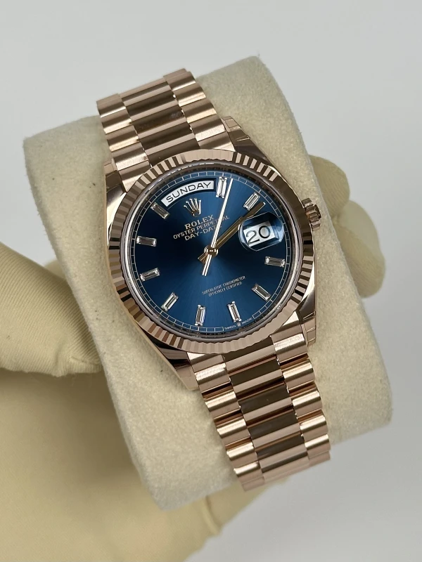 Rolex 36 MM, EVEROSE GOLD 128235-0085 2