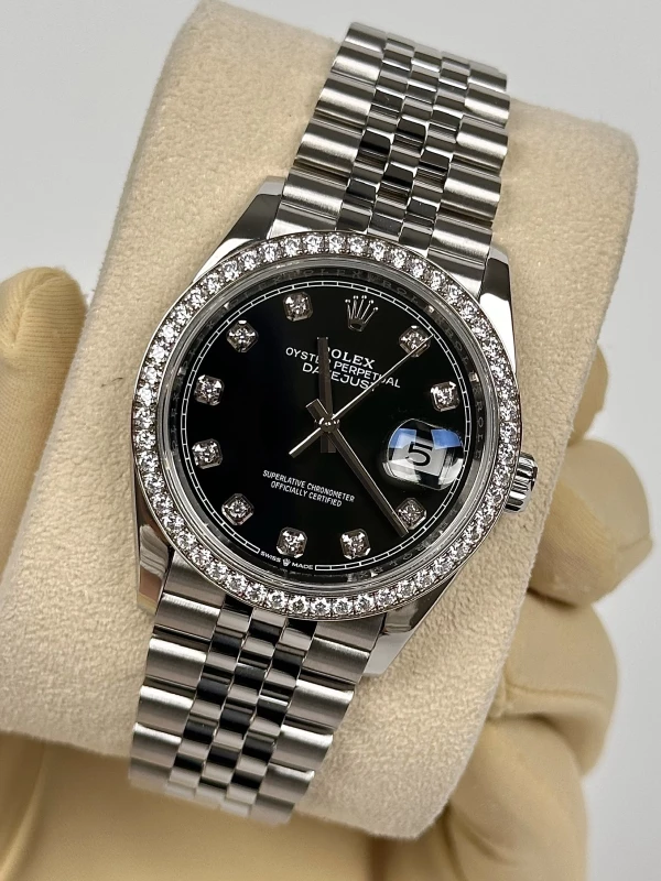 Rolex 36mm Steel and White Gold 126284RBR-0019 4