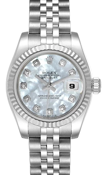 Rolex Steel White Gold MOP Diamond 179174 изображение - 1