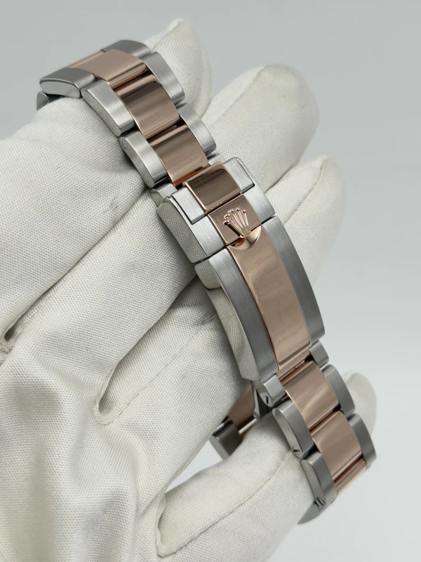 Rolex II 44mm Steel and Everose Gold 116681 White 3
