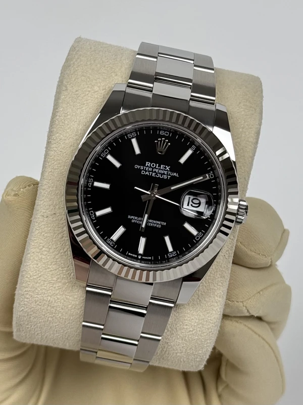 Rolex 41 mm, steel and white gold 126334-0017 4
