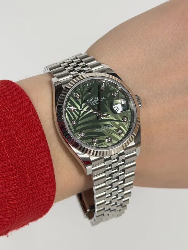 Rolex Datejust 36mm Steel and White Gold 126234-0055 5