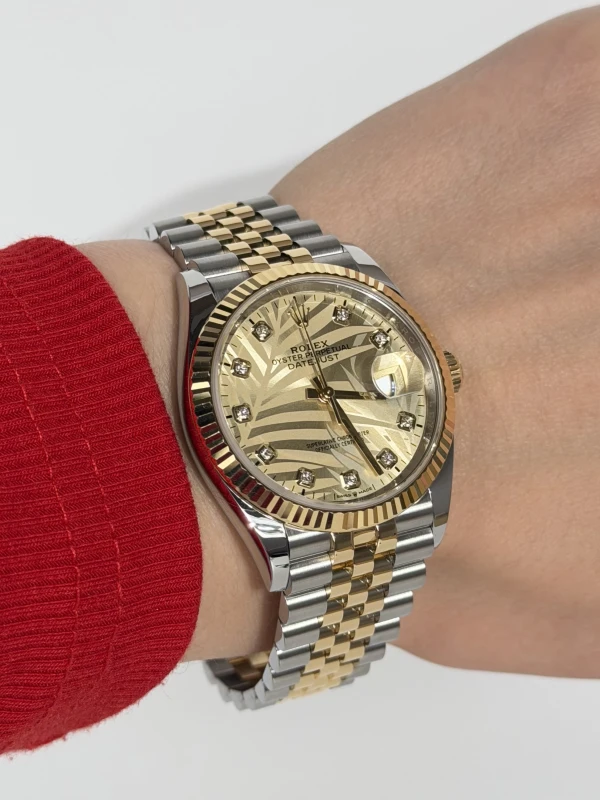 Rolex Datejust 36mm Steel and Yellow Gold 126233-0043 5