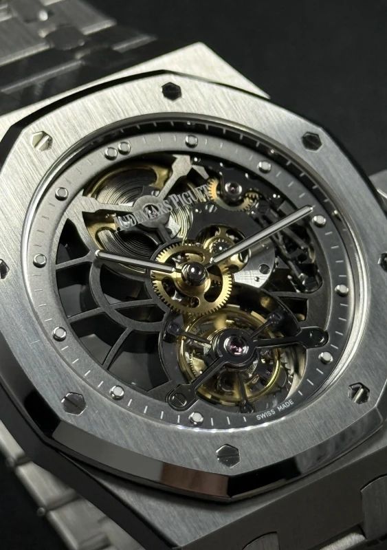 Audemars Piguet Openworked Extra-Thin Royal Oak Tourbillon  26511PT.OO.1220PT.01 8