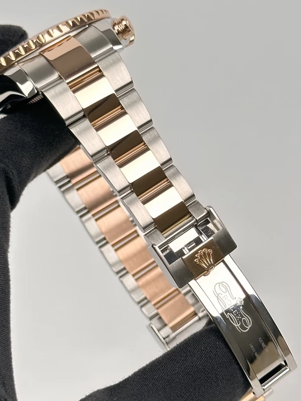 Rolex II 44mm Steel and Everose Gold 116681 White 6