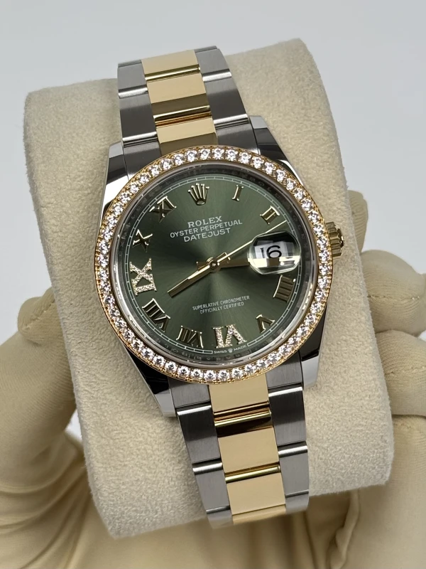 Rolex 36 mm, Oystersteel, yellow gold and diamonds 126283rbr-0012 3
