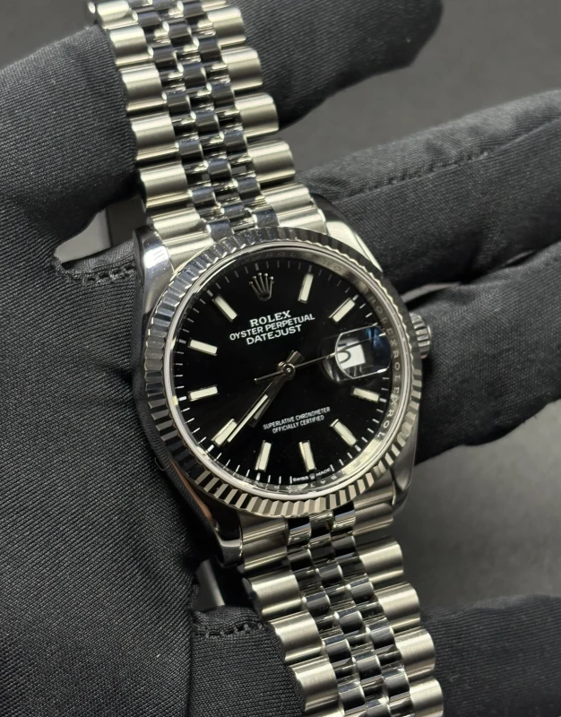 Rolex Datejust 36mm Steel and White Gold 116234-0085 4