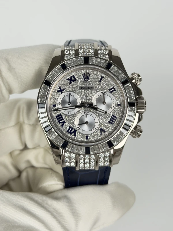 Rolex Gold Pave Diamond Baguette 11659912SA 2