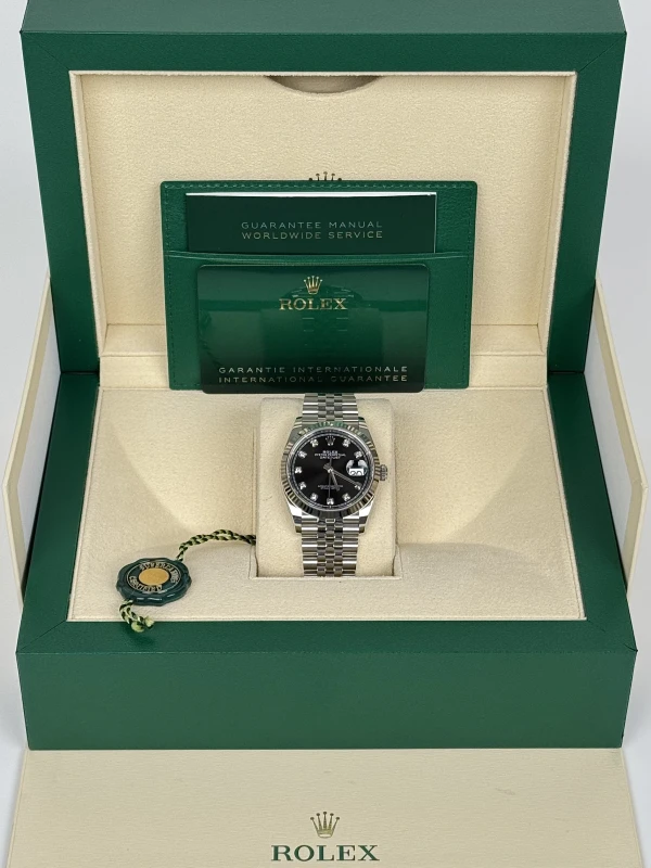 Rolex 36mm Steel and White Gold 126234-0027 5