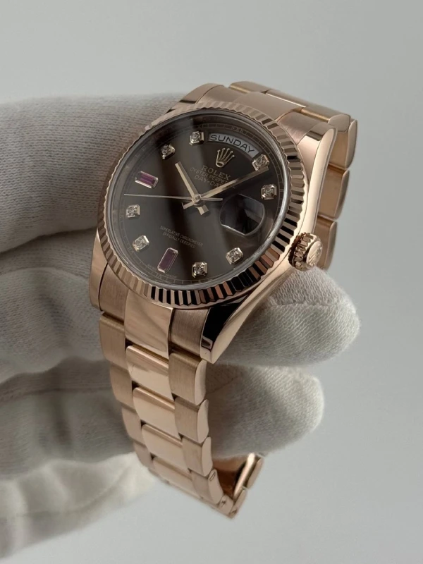 Rolex 36mm Everose Gold 118235F-0096 4