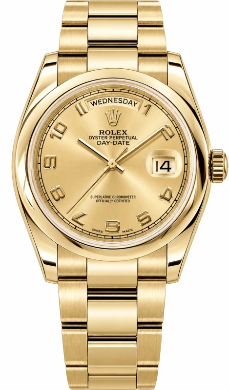 36mm Yellow Gold