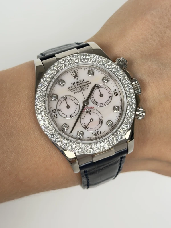 Rolex Cosmograph 40mm White Gold 116519 mopdiaw 6