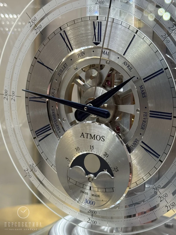 Jaeger LeCoultre Classique Atmos Classique Phases de lune Transparente 5145201 3