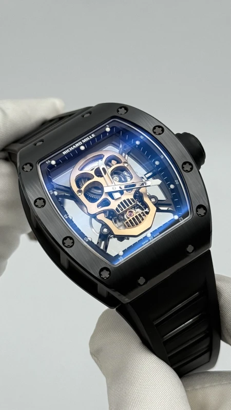 Richard Mille Skull Tourbillon Gold RM 52-01 AN CA-TZP 4