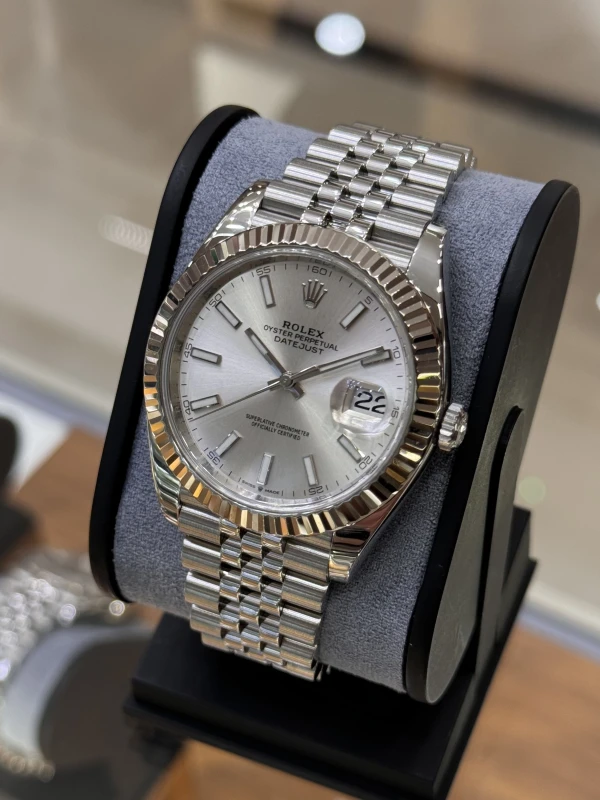 Rolex 41 mm, steel and white gold 126334-0004 3