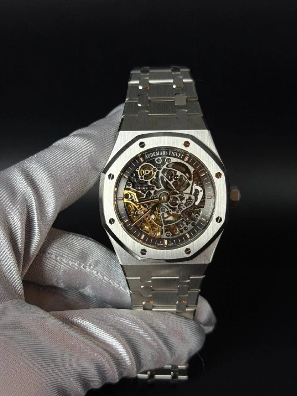 Audemars Piguet Double Balance Wheel Openworked  15407ST.OO.1220ST.01 2
