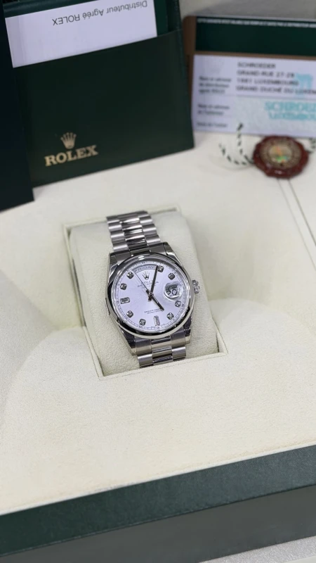 Rolex 36mm Platinum 118206 sdp 7
