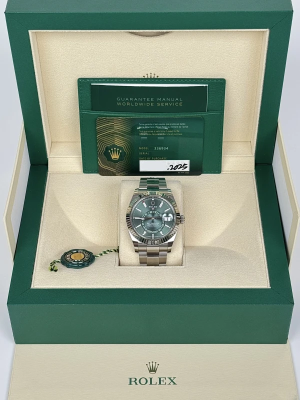 Rolex 42mm Steel and White Gold 336934-0001 5