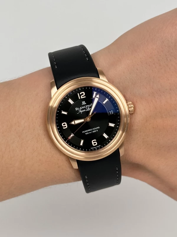 Blancpain Aqua Lung Rose Gold Automatic 2100-3630A-64BDA 9