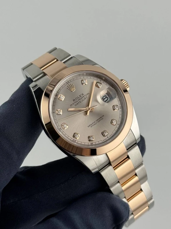 Rolex  41mm Steel and Everose Gold  126301-0007 3