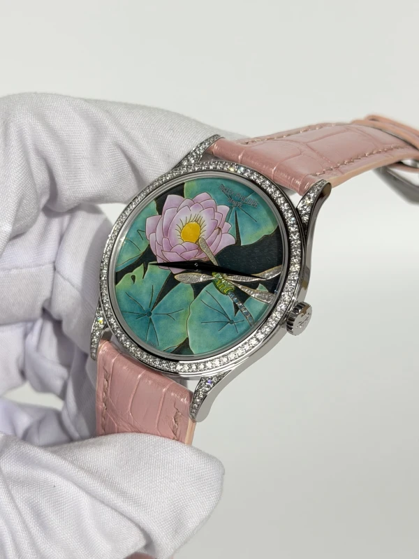 Patek Philippe Rare Handcrafts Water Lilies and Dragonfly 5077/100G-015 4