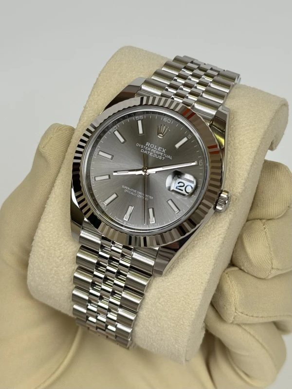 Rolex 41mm Steel and White Gold 126334-0014 3