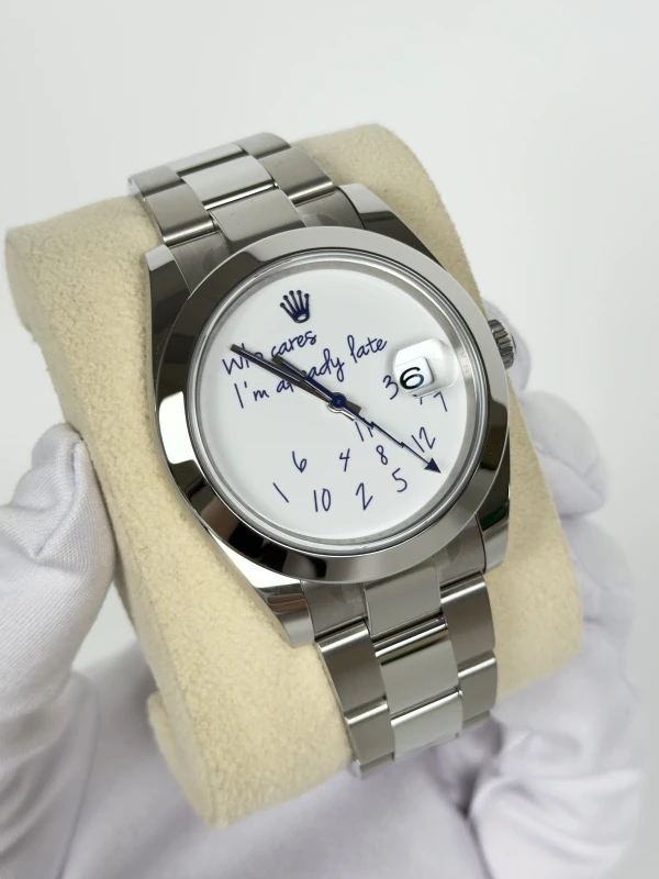 Rolex Perpetual 41 MM STEEL Who Cares  126300 Who Cares 2