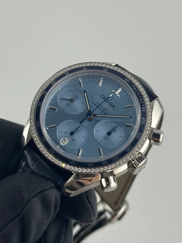 Omega Co-Axial Chronograph 38mm Ladies Watch 324.38.38.50.03.001 4
