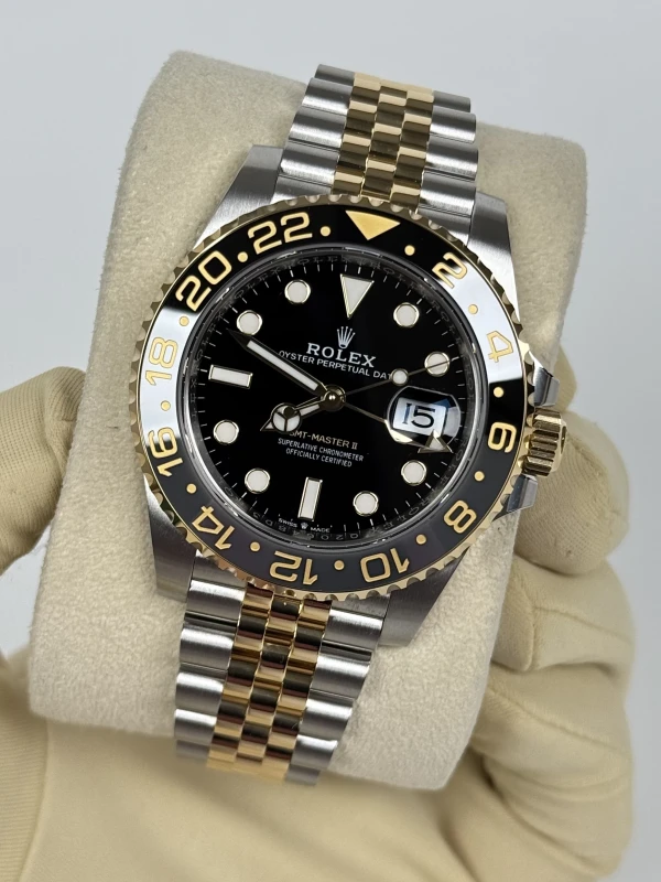 Rolex GMT Master II 40mm Steel and Yellow Gold 126713grnr-0001 4