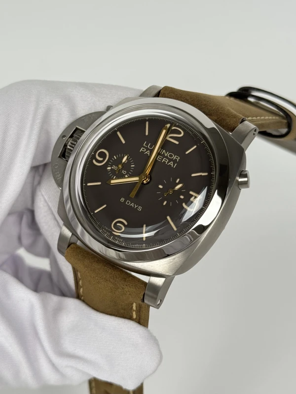 Panerai Luminor 1950 Chrono Monopulsante Left-Handed 8 Days PAM00579 4