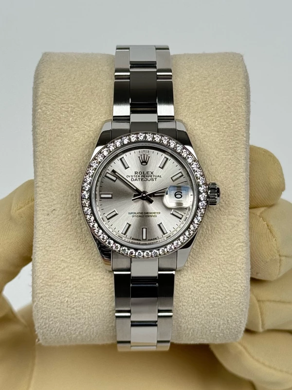 Rolex LADY 28 MM, OYSTERSTEEL, WHITE GOLD ANDDIAMONDS 279384rbr-0011 2