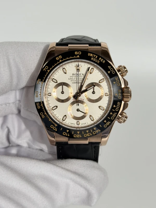 Rolex 40mm Everose Gold 116515 Ivory 2