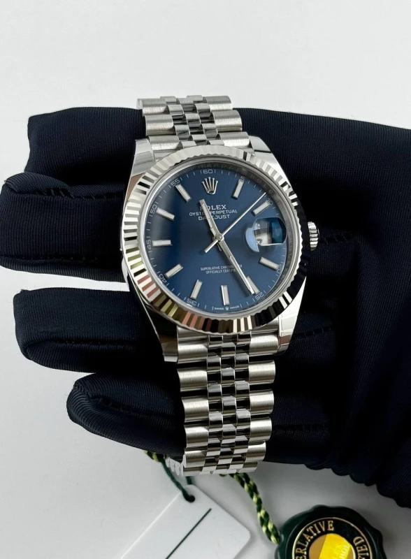 Rolex 41 mm, steel and white gold 126334-0002 5