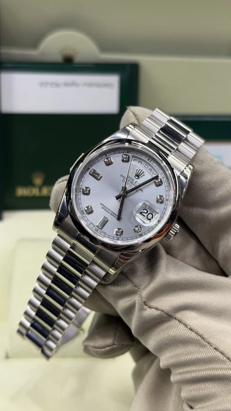 Rolex 36mm Platinum 118206 sdp 3