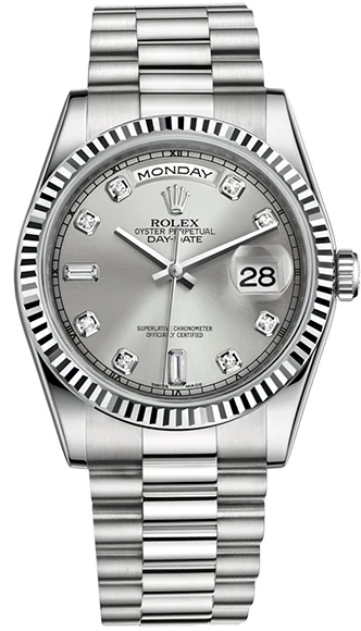 Rolex 36 mm, white gold 118239-0086 изображение - 1