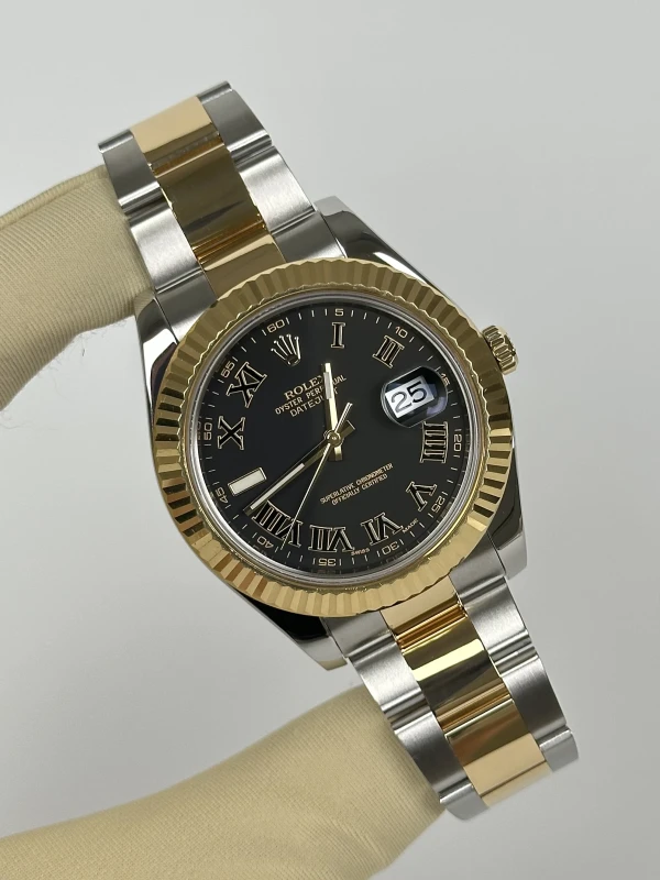 Rolex II 41mm Steel and Yellow Gold 116333 bkrio 2