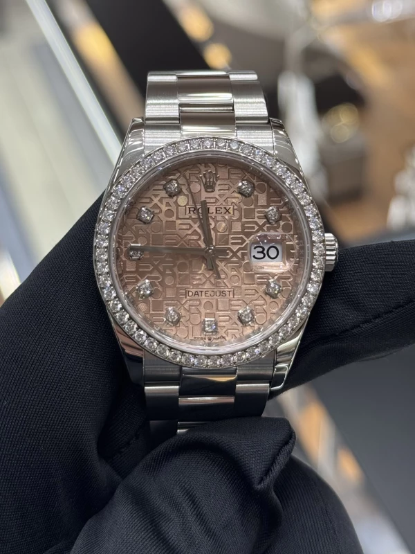 Rolex Datejust 36mm Steel and White Gold 126284rbr-0016 5
