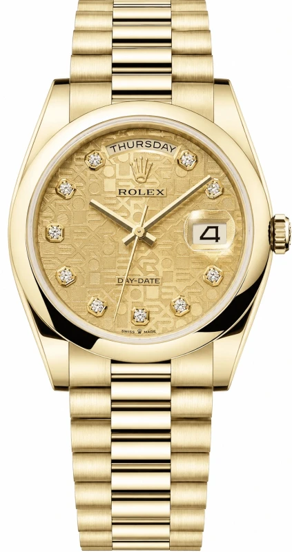 36mm Yellow Gold