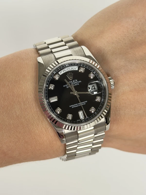 Rolex 36 mm, white gold 118239-0089 4