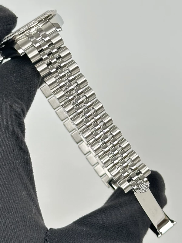 Rolex 31mm, Oystersteel, white gold and diamonds 178384-0012 5