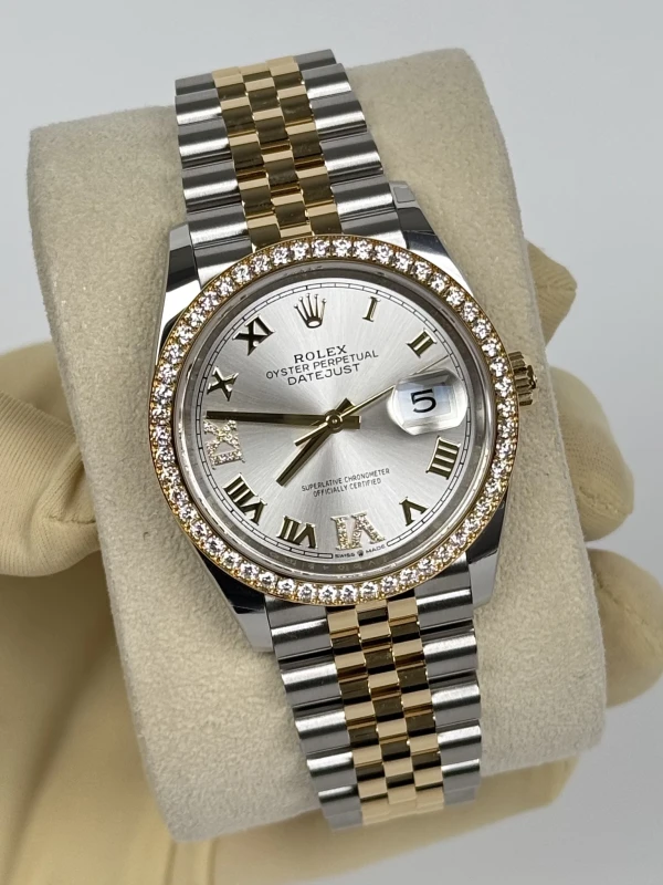Rolex 36 mm, Oystersteel, yellow gold and diamonds 126283rbr-0017 3