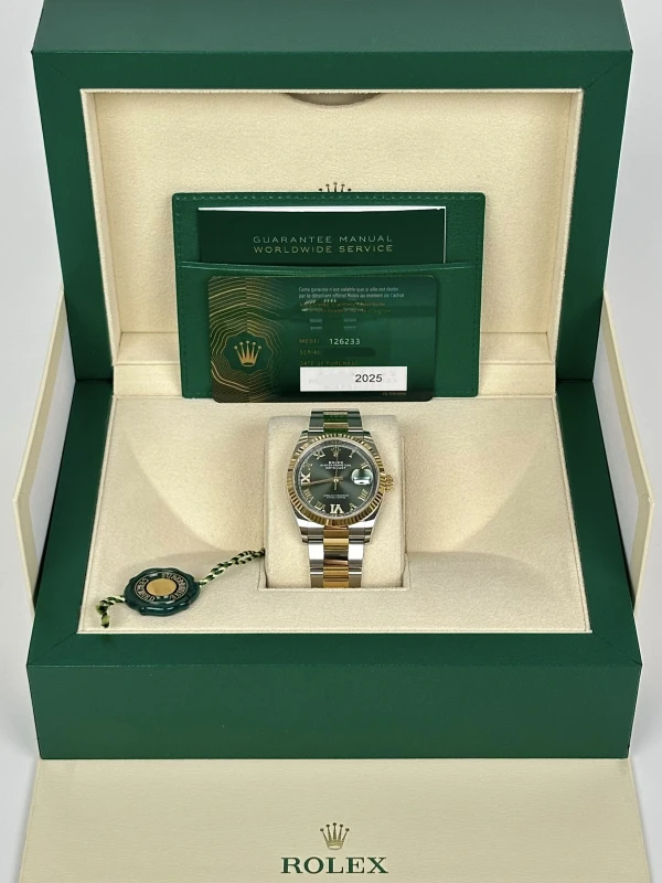 Rolex 36 mm, Oystersteel and yellow gold 126233-0026 5