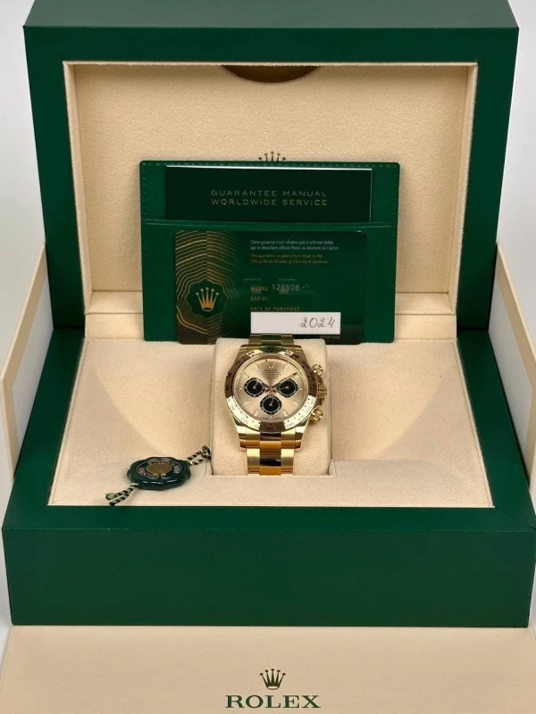 Rolex Cosmograph 40mm Yellow Gold 126508-0006 5