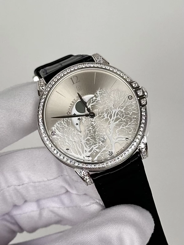 Harry Winston Diamond Drops 39mm MIDQMP39WW01 3