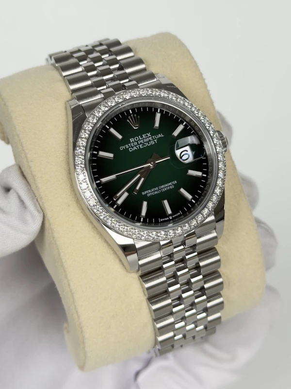 Rolex Datejust 36mm Steel and White Gold 126284rbr-0051 2
